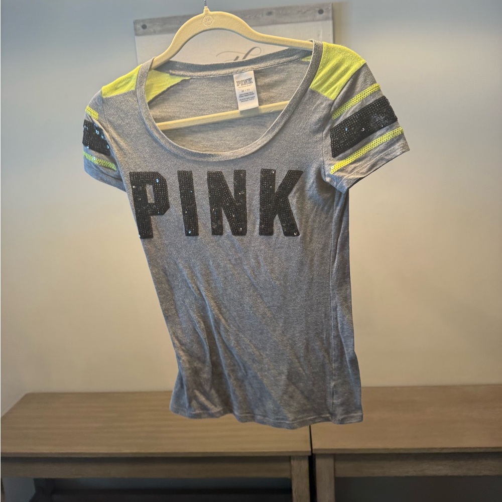 Victoria's Secret PINK Heather Gray T-Shirt
